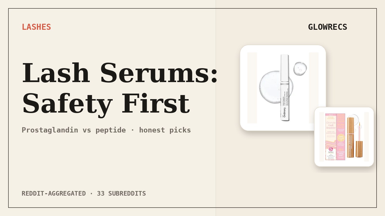 Best Lash Serums, According to Reddit (2026) | GlowRecs